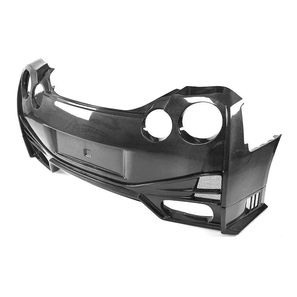 T.S Style Full Carbon Fiber Rear Bumper – Nissan GT - R R35 - Exotics Carbon Design