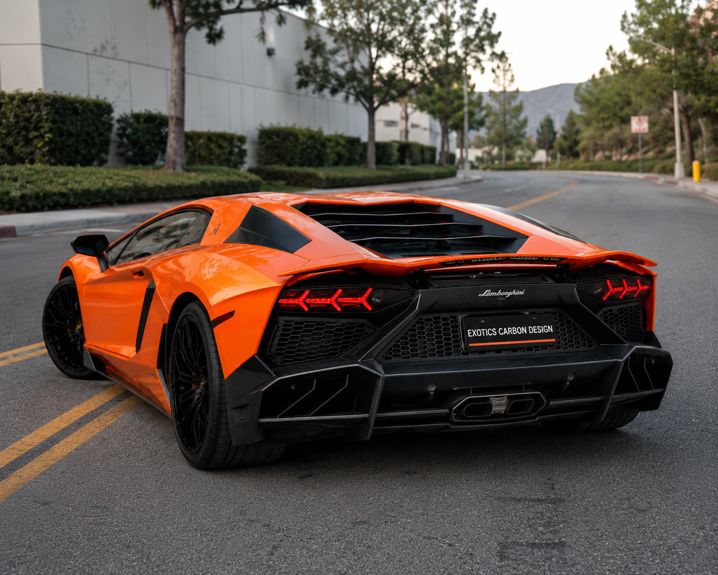 MSY Style Carbon Fiber Rear Diffuser – Lamborghini Aventador (LP700 / LP720)