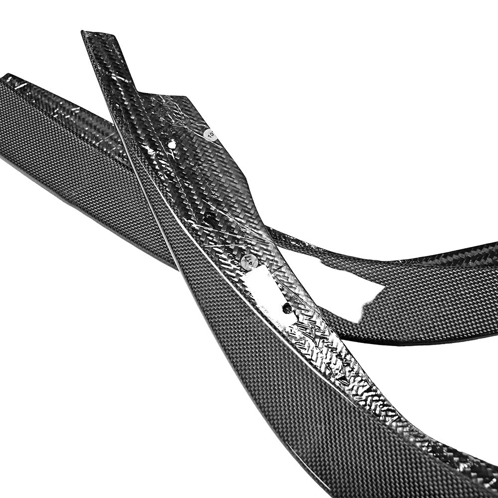 Ferrari F8 Tributo Carbon Fiber Front Bumper Splitters