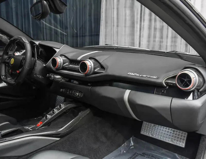 Ferrari 812 Carbon Fiber Interior Trim Set