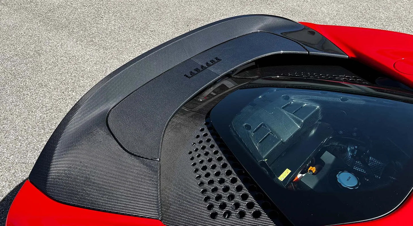 Ferrari SF90 Carbon Fiber Engine Cover