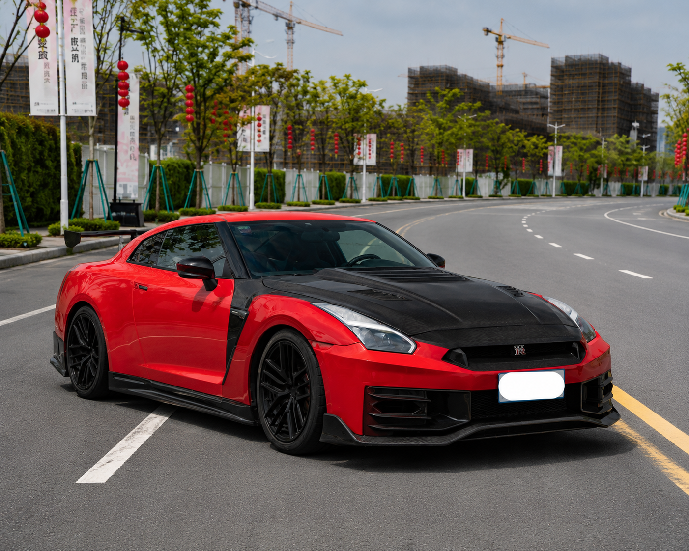 2008-2024 Nissan GT-R R35 NISMO Style Carbon Fiber Full Conversion Body Kit