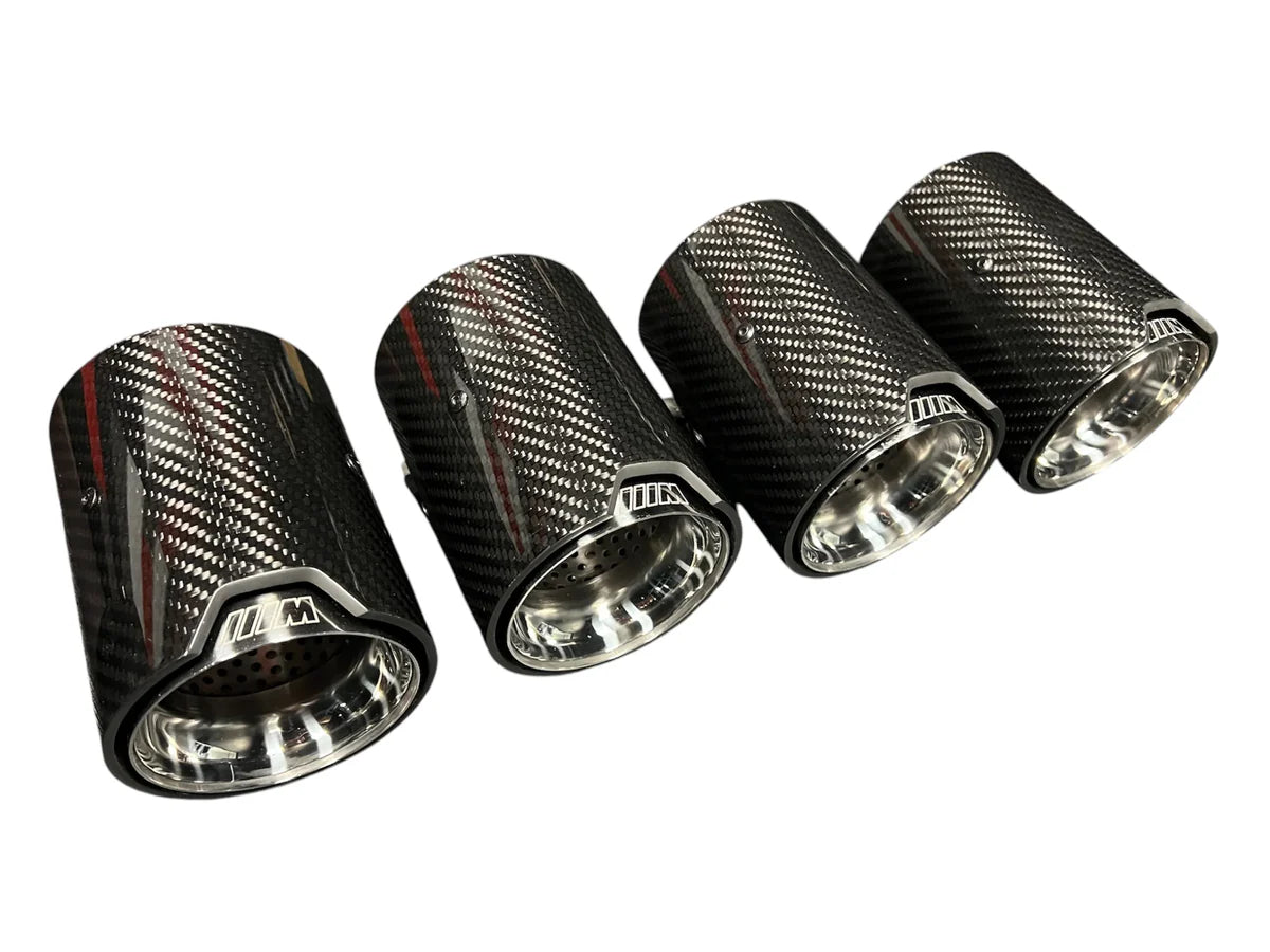 BMW G80 M3 / G82 M4 Carbon Fiber Titanium Exhaust Tips