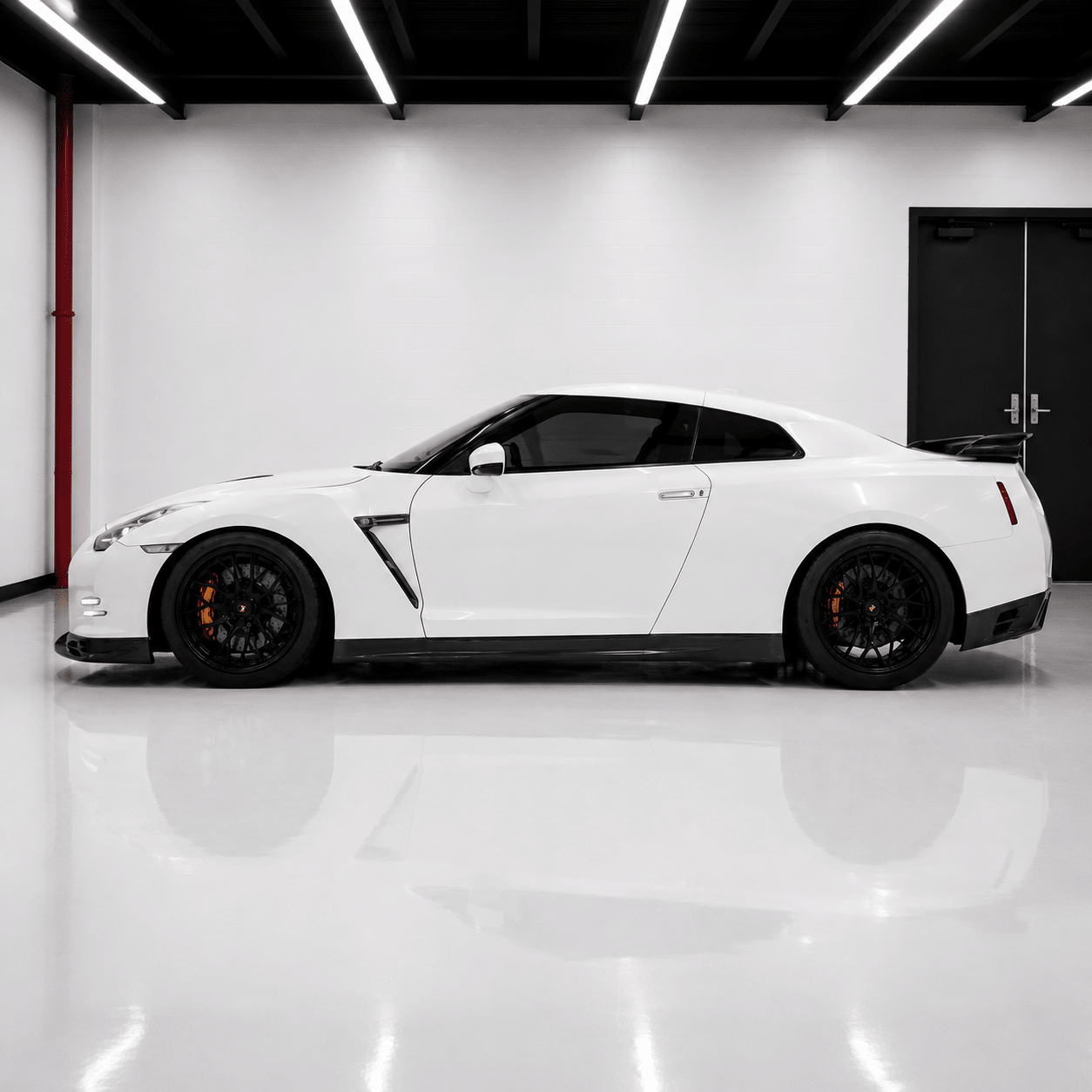 08-23 Nissan GT-R R35 Nismo Style Carbon Fiber Side Skirts - Exotics Carbon Design