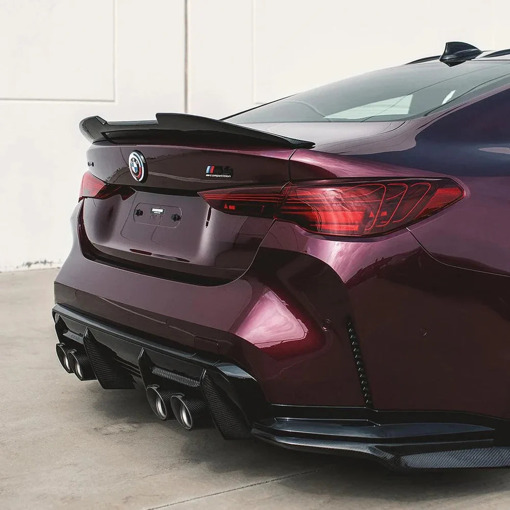PSM STYLE CARBON FIBER SPOILER - BMW G80 M3 | G82 M4 - Exotics Carbon Design