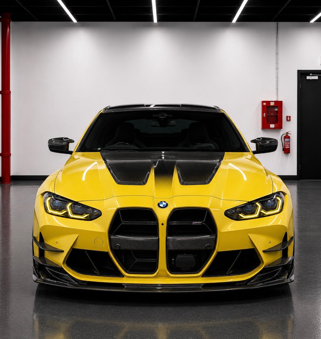 BMW G80 M3 / G82 M4 V Style Carbon Fiber Front Lip