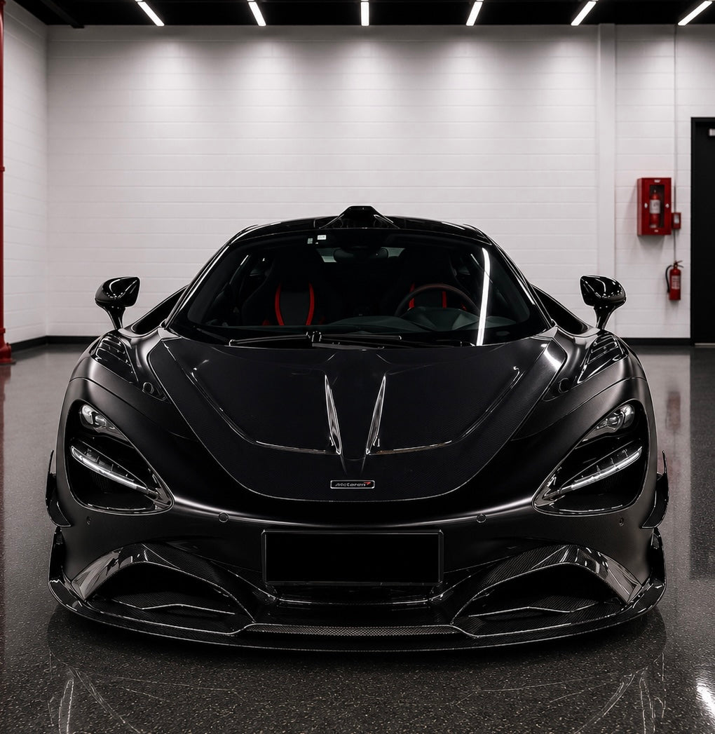 McLaren 720S GTR Style Carbon Fiber Front Lip
