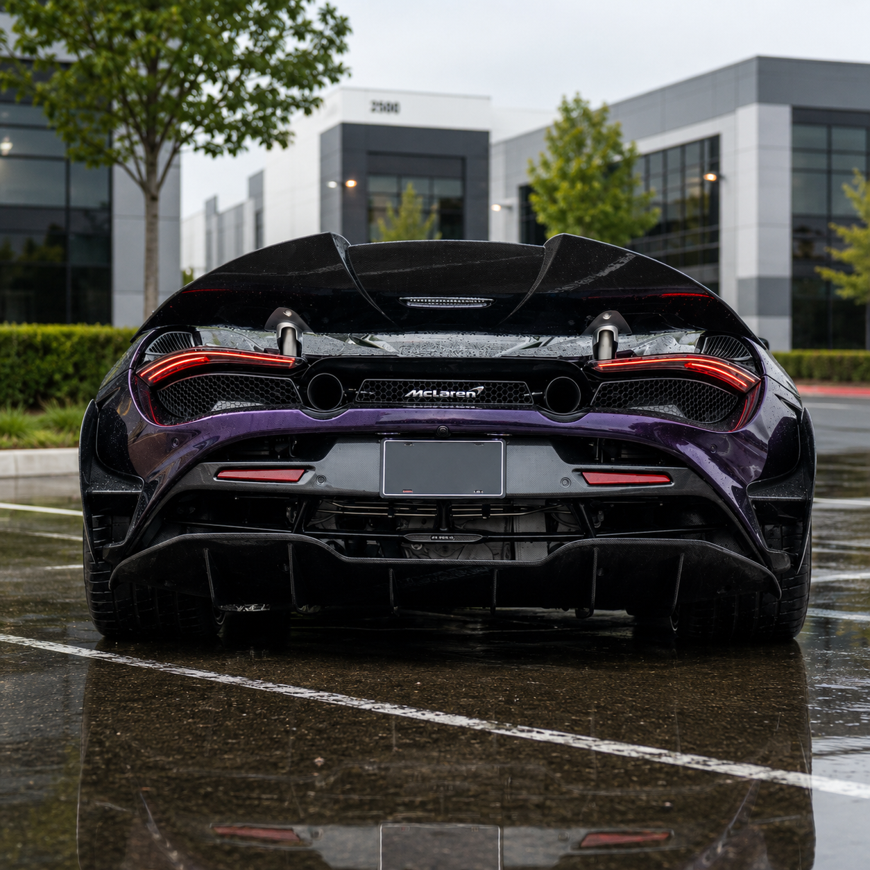 McLaren 720S - P1 Style Carbon Fiber Rear Wing