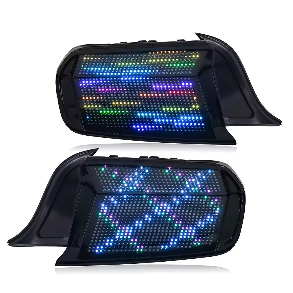 Sequential LED Animation Rear Taillights Replacement - Ford Mustang (2015–2023) - Exotics Carbon Design
