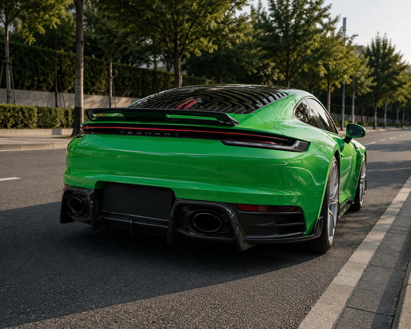 Z-Style Rear Carbon Fiber Diffuser - Porsche 911 (992)