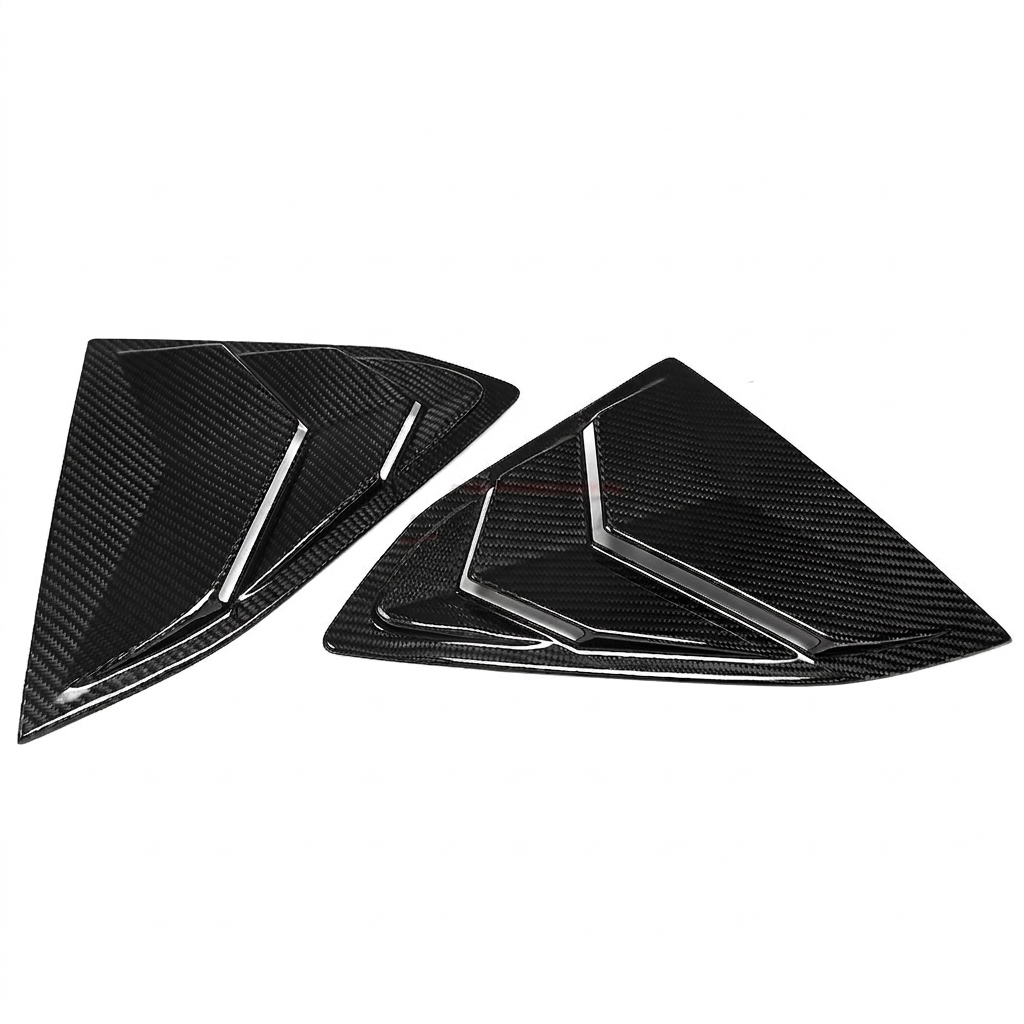 2020–2026 Chevrolet Corvette C8 Carbon Fiber Side Window Louvers