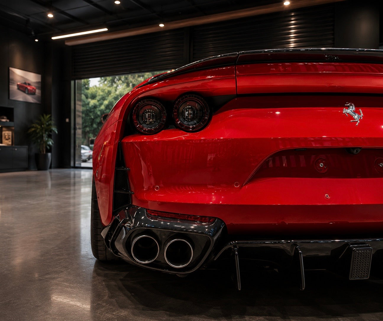 Ferrari 812 GTS - Carbon Fiber Rear Diffuser