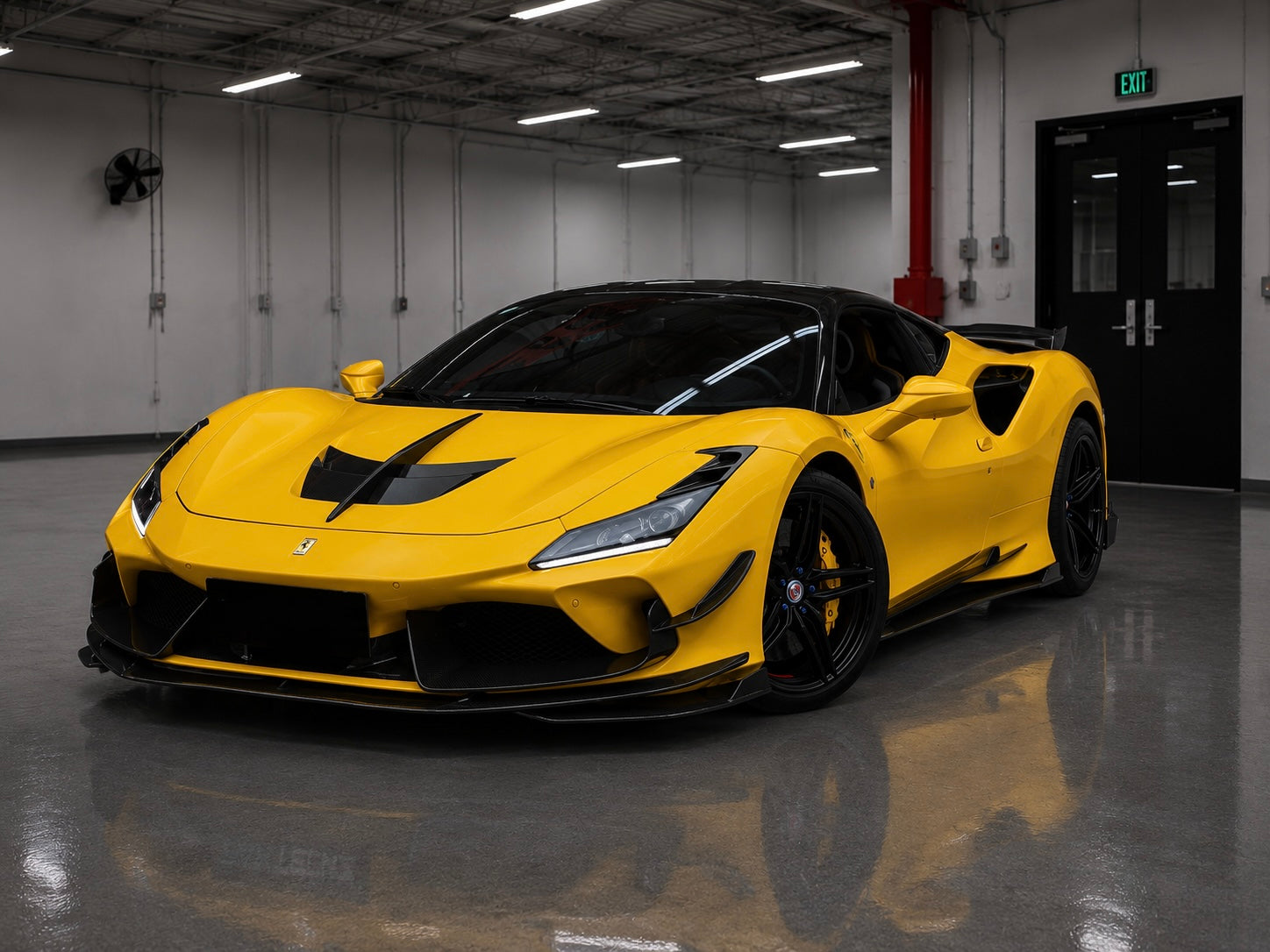 Ferrari F8 – Carbon Fiber Headlamp Trim Set