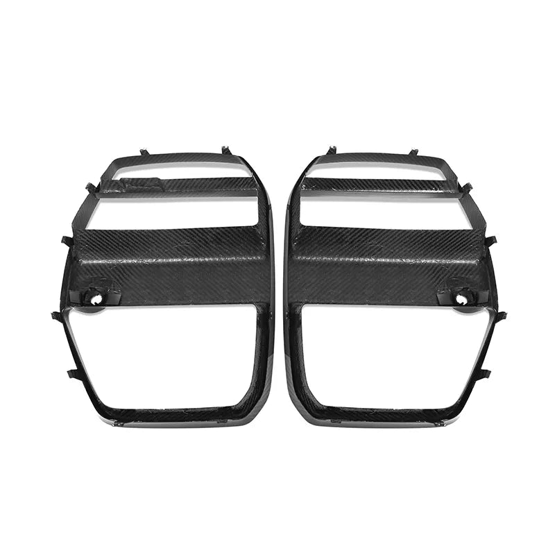 V STYLE CARBON FIBER GRILL - BMW G80 M3 | G82 M4 - Exotics Carbon Design