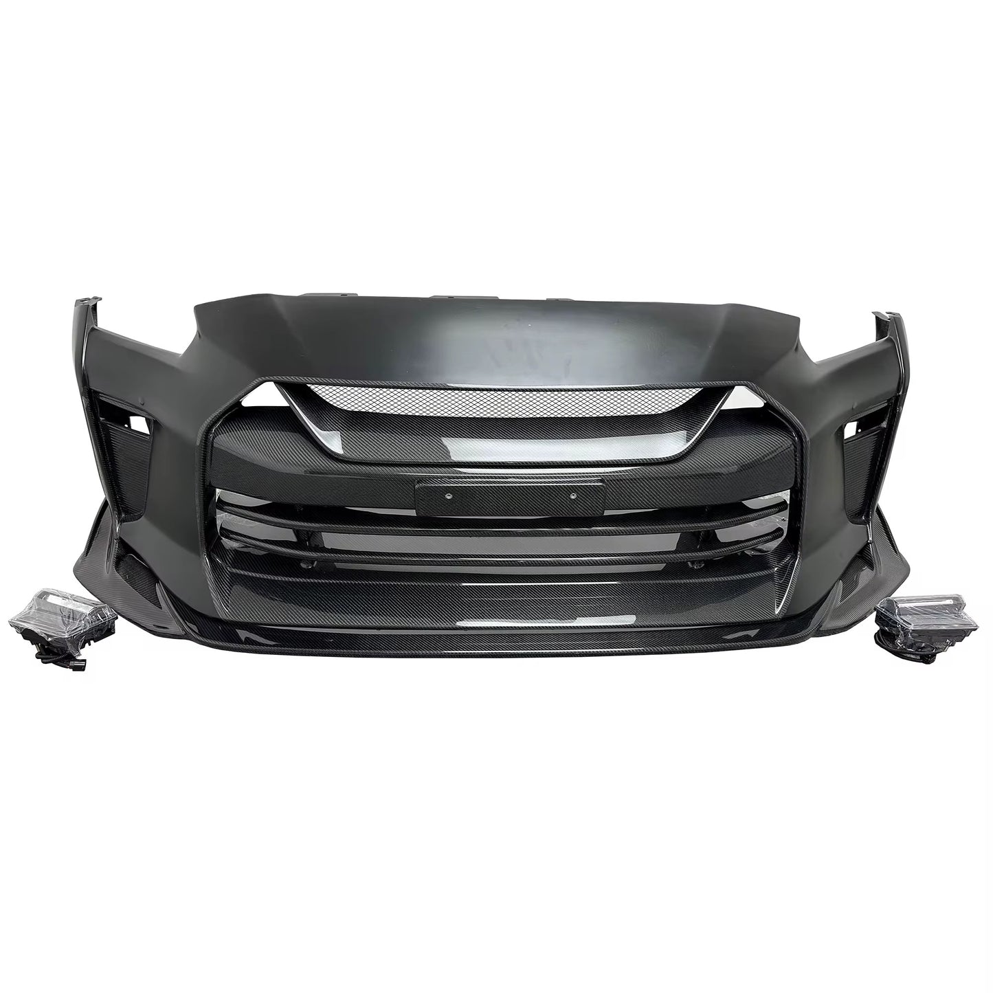 Z-Style Design Carbon Fiber Front Bumper - Nissan GT-R R35 (2017+)