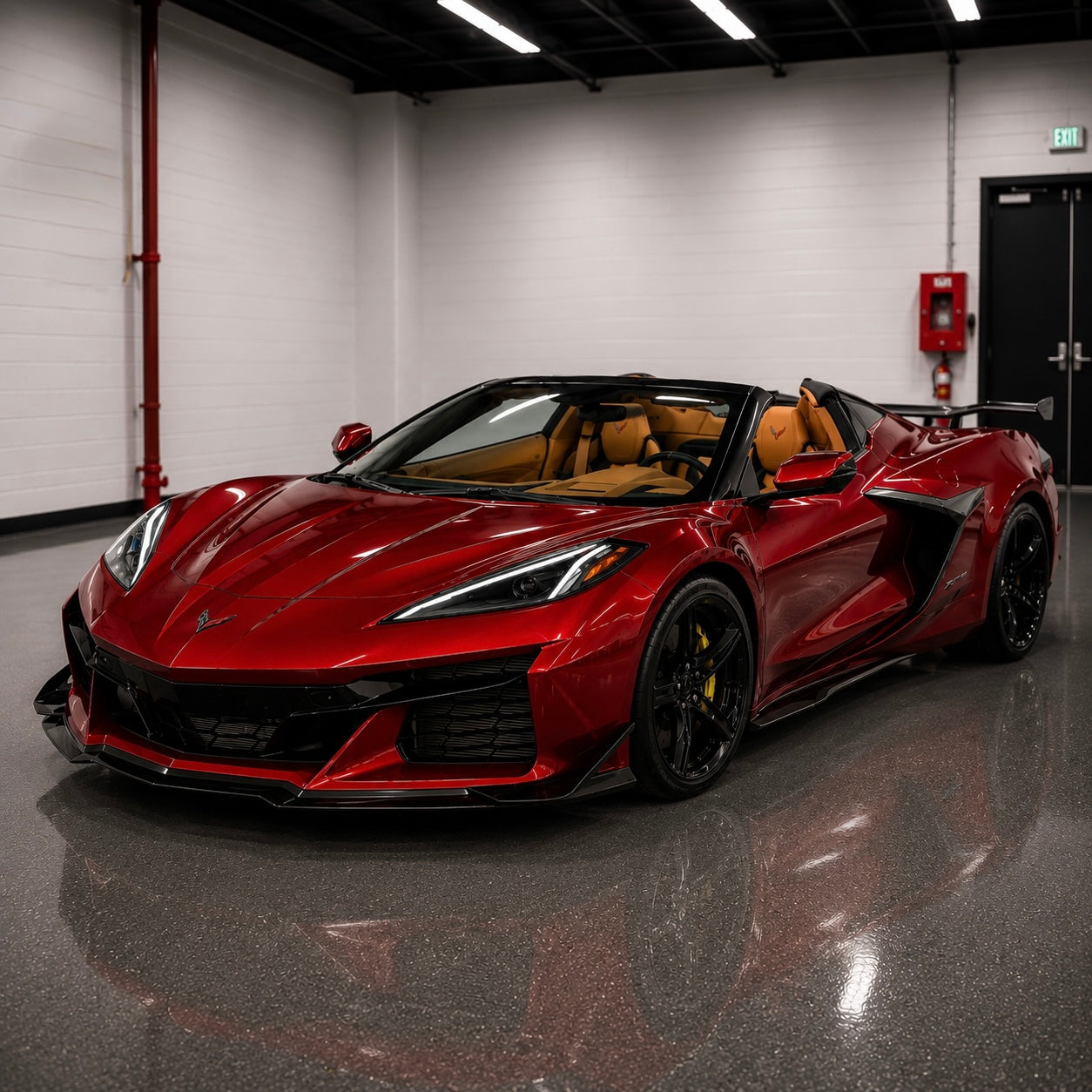 Corvette C8 Z06/E-Ray - ZR1 ZTK Style Carbon Fiber Aero Kit