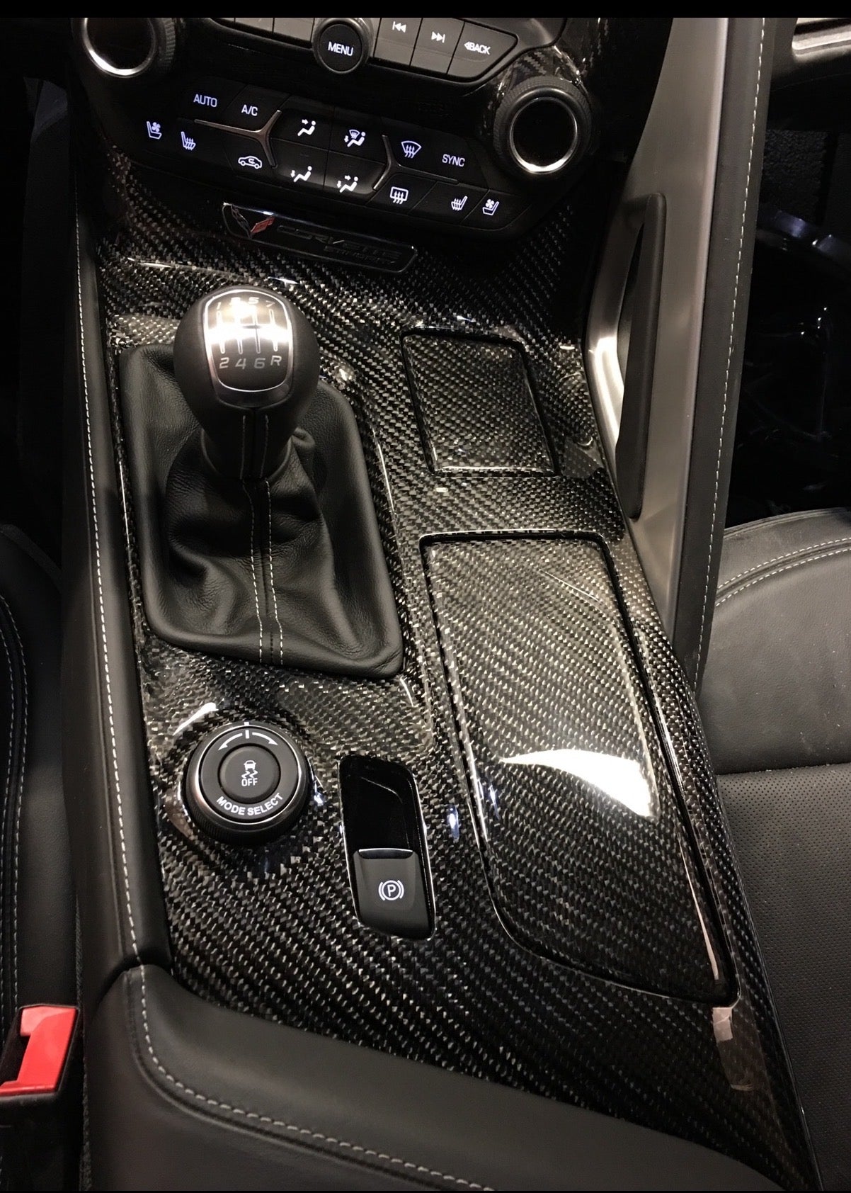 Chevrolet Corvette C7 Real Carbon Fiber Center Console