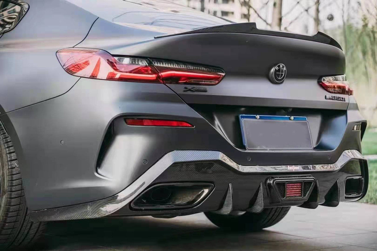 BMW 8 Series Sedan G16 (2018-2023) - Z Performance Carbon Fiber Rear Diffuser - Exotics Carbon Design