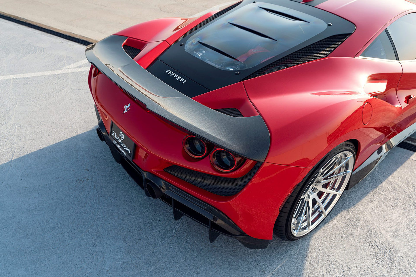 Ferrari F8 - IMP Style Carbon Fiber Spoiler