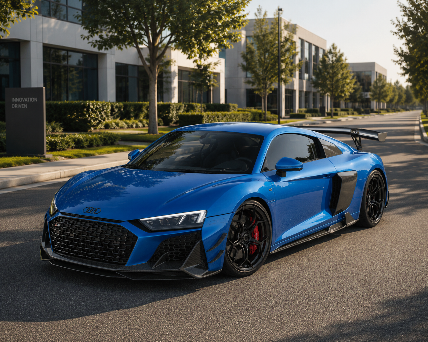 Audi R8 Gen 3 (2020+) - GT4 Style Carbon Fiber Full Body Kit