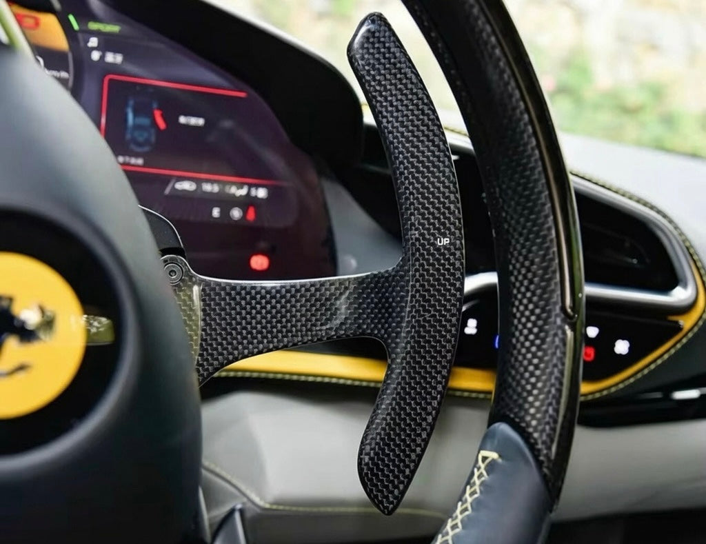 Ferrari 296 GTB Carbon Fiber Paddle Shifters