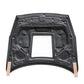 17-22 Nissan GT-R R35 V2 CMST Style Carbon Fiber Engine Show Vented Hood - Exotics Carbon Design