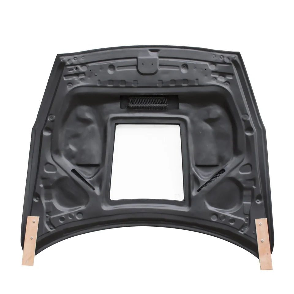 17-22 Nissan GT-R R35 V2 CMST Style Carbon Fiber Engine Show Vented Hood - Exotics Carbon Design