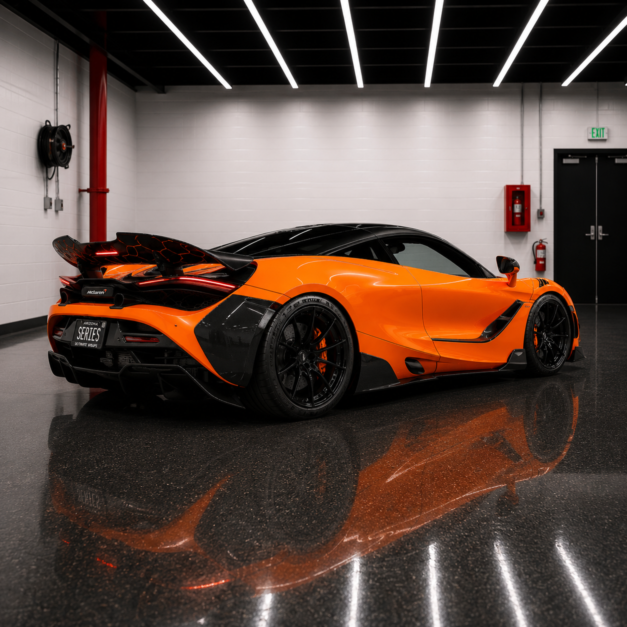 McLaren 720S Carbon Fiber Rear Canards