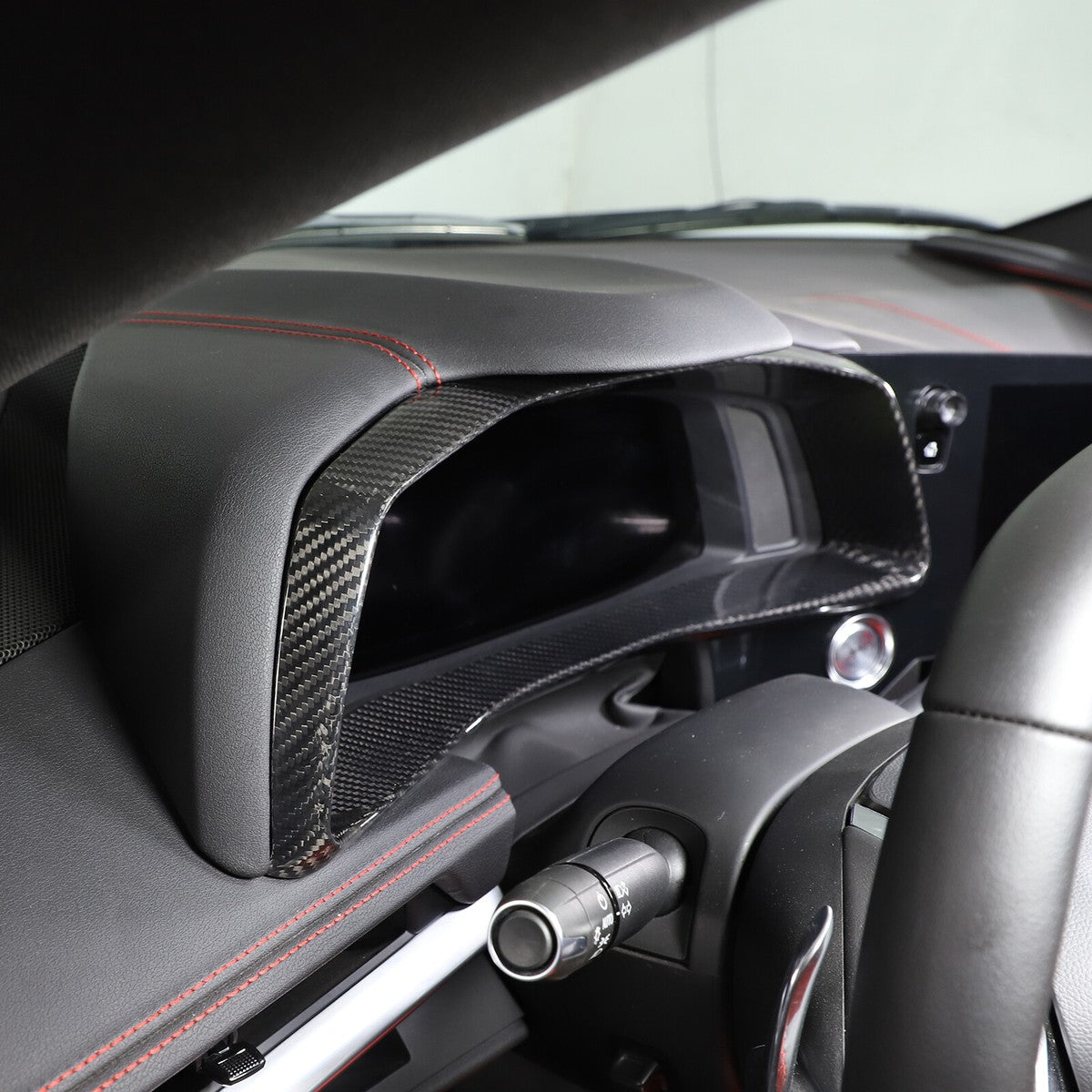 Chevrolet Corvette C8 Carbon Fiber Gauge Cluster Trim Cover