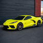 Chevrolet Corvette C8 AD Style Carbon Fiber Side Skirts