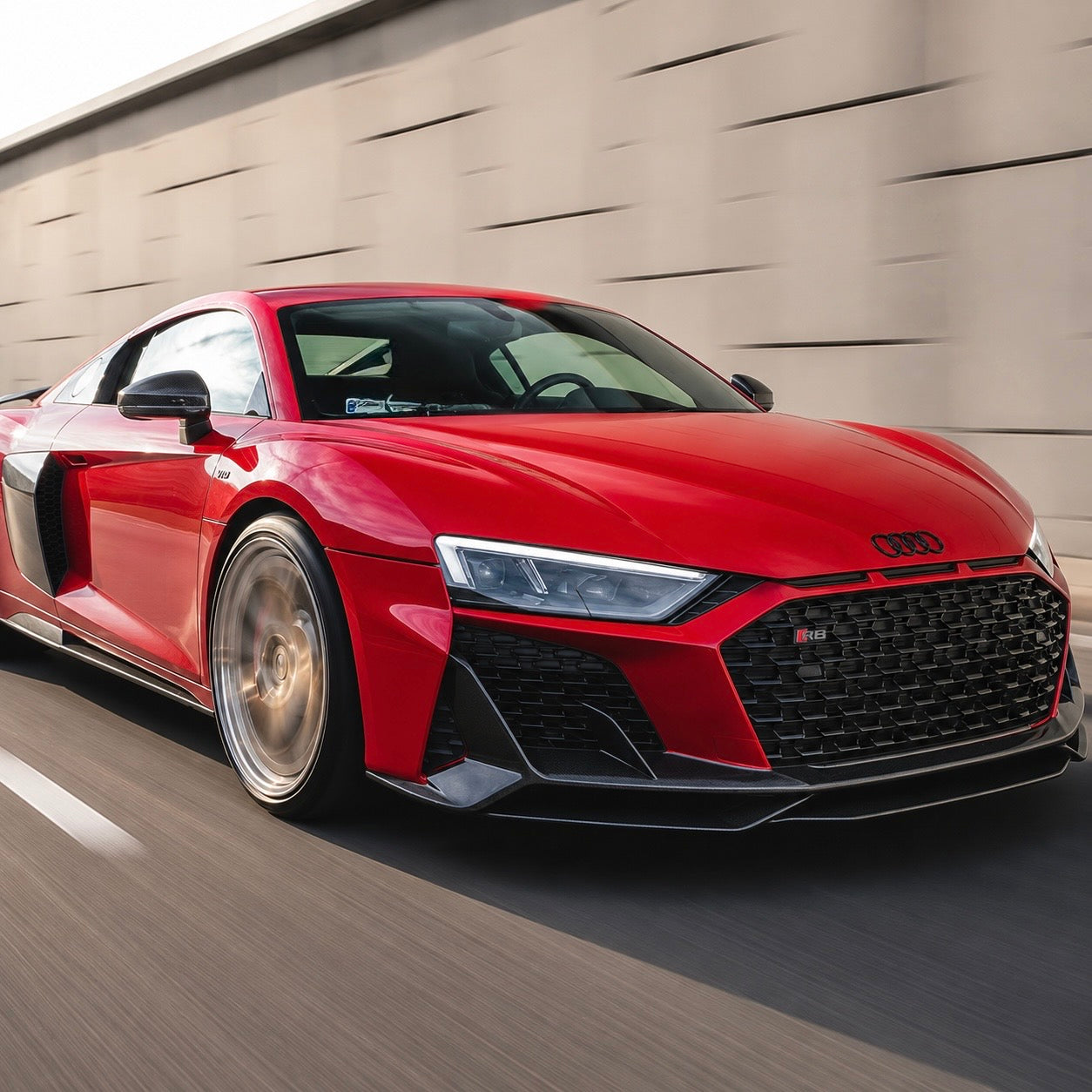 Audi R8 Gen 3 (2020+) - Capristo Style Carbon Fiber Front Splitter