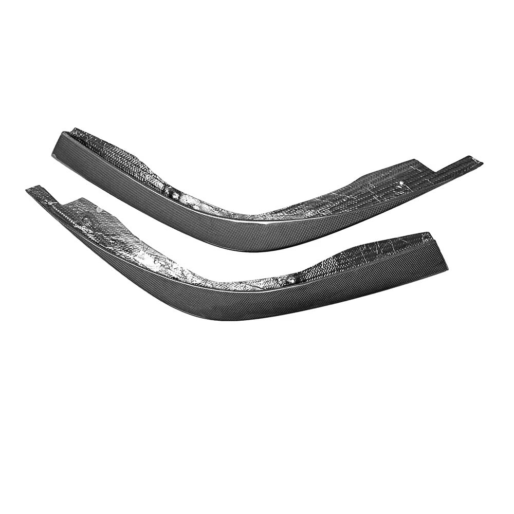 Ferrari F8 Tributo Carbon Fiber Front Bumper Splitters