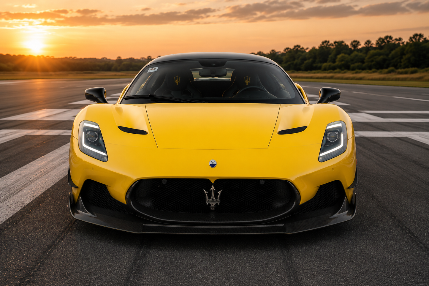 Maserati MC20 - MSY Style Carbon Fiber Front Diffuser