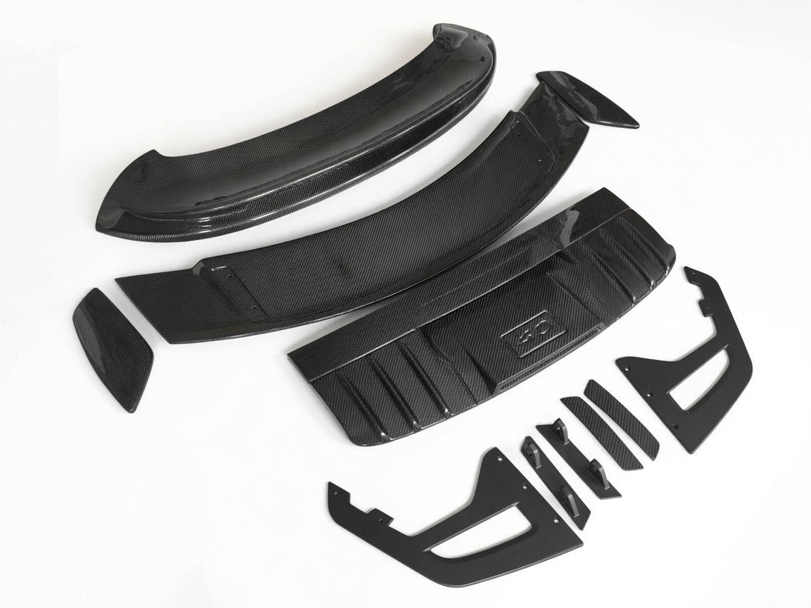 20-23 Porsche 911 (992) Carrera Carbon Fiber Trunk Wing - Exotics Carbon Design
