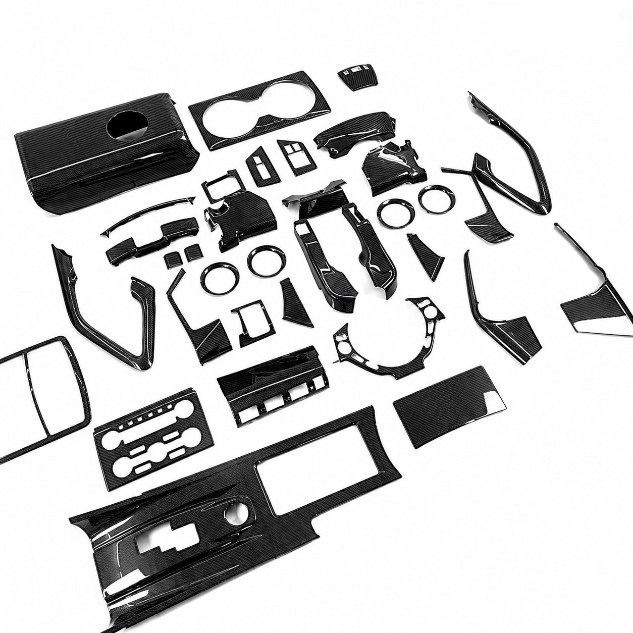 2008-2016 Nissan GT-R R35 Carbon Fiber Interior Trim Set - Exotics Carbon Design