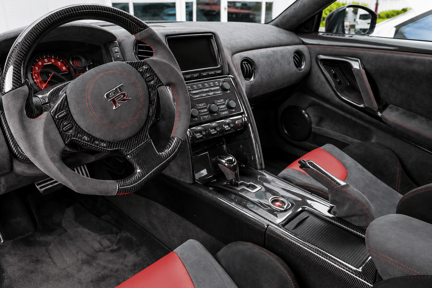 2008-2016 Nissan GT-R R35 Carbon Fiber Interior Trim Set - Exotics Carbon Design