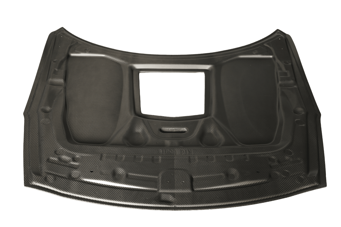2008-2016 Nissan GT-R R35 - IMP Style Carbon Fiber Hood - Exotics Carbon Design