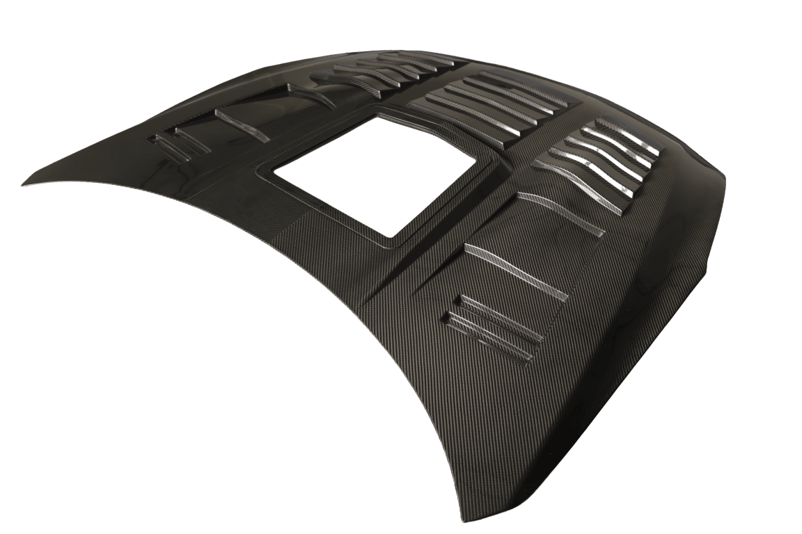 2008-2016 Nissan GT-R R35 - IMP Style Carbon Fiber Hood - Exotics Carbon Design