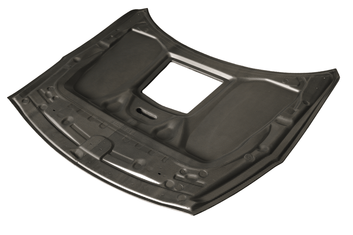 2008-2016 Nissan GT-R R35 - IMP Style Carbon Fiber Hood - Exotics Carbon Design