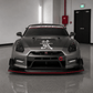 2008-2016 Nissan GT-R R35 - V-Style Carbon Fiber Cooling Hood - Exotics Carbon Design