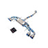 (2009-2016) Nissan GT-R R35 - Full Titanium Exhaust Muffler + Tips - Exotics Carbon Design
