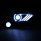 (2015+) Ford Mustang – Eyeball LED Dynamic Headlights Retrofit w/ Control Module - Exotics Carbon Design