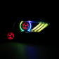 (2015+) Ford Mustang – Eyeball LED Dynamic Headlights Retrofit w/ Control Module - Exotics Carbon Design