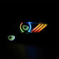 (2015+) Ford Mustang – Eyeball LED Dynamic Headlights Retrofit w/ Control Module - Exotics Carbon Design