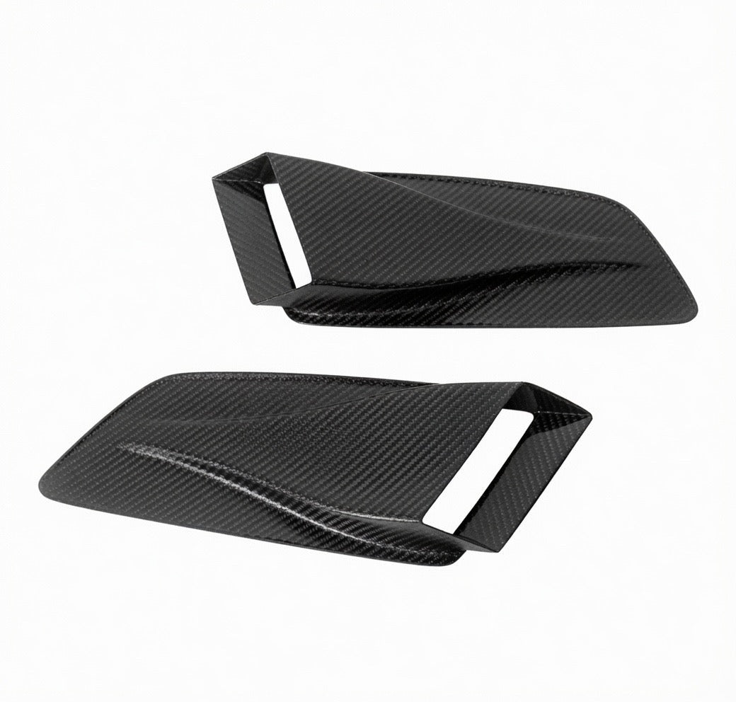 2016–2019 Porsche 911 GT3 RS Carbon Fiber Front Hood Vents - Exotics Carbon Design