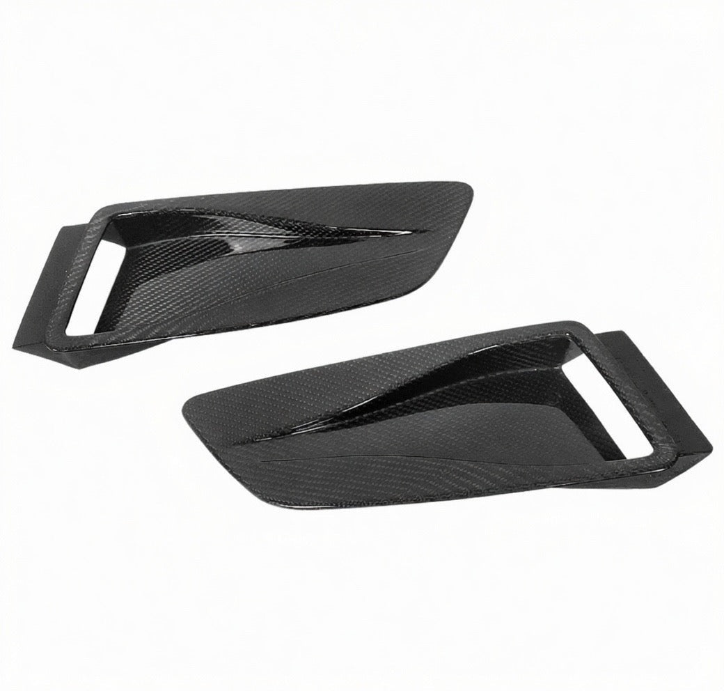 2016–2019 Porsche 911 GT3 RS Carbon Fiber Front Hood Vents - Exotics Carbon Design