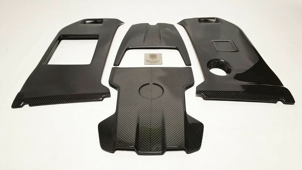 (2018+) Mercedes - Benz G - Class G63 AMG W463 / W464 – Carbon Fiber Engine Cover - Exotics Carbon Design