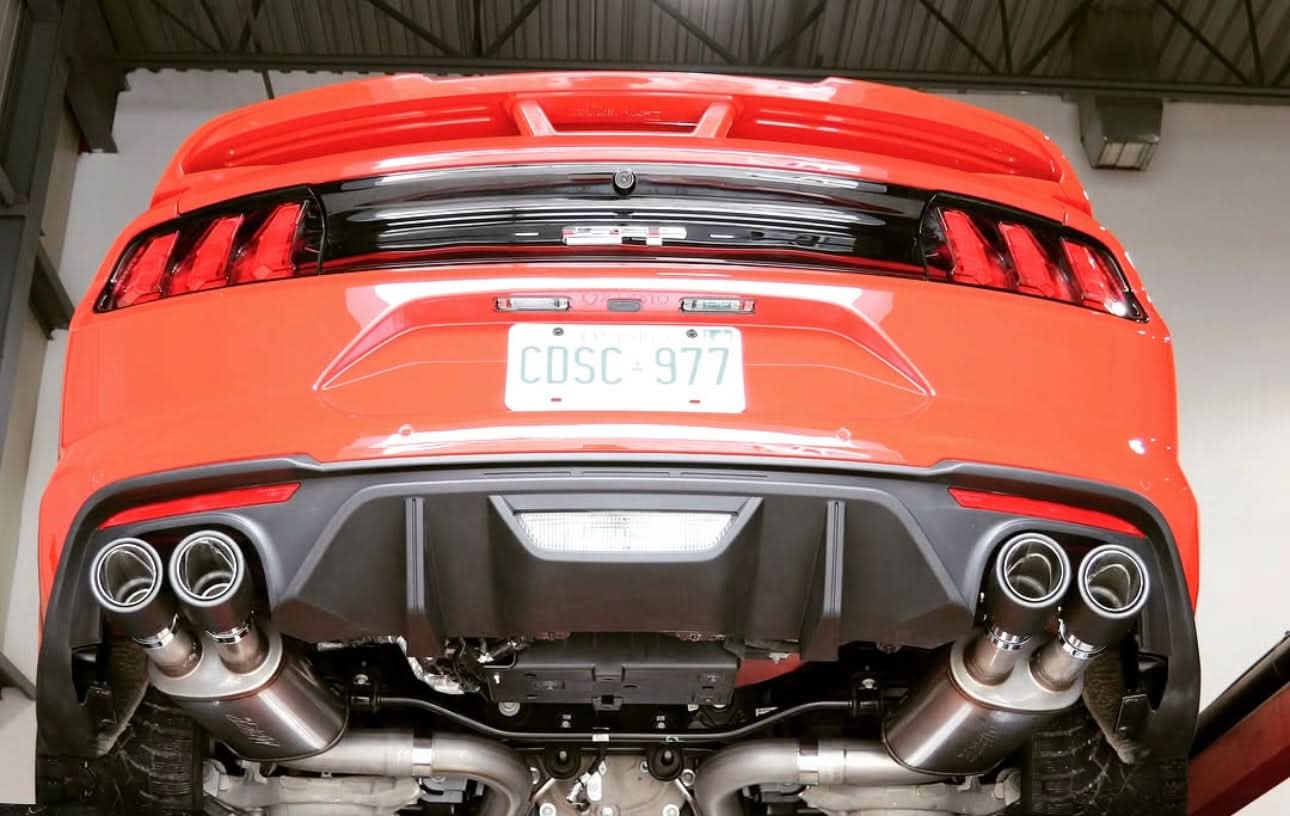 2018–2023 Ford Mustang S550 Custom Carbon Fiber Exhaust Tips - Exotics Carbon Design