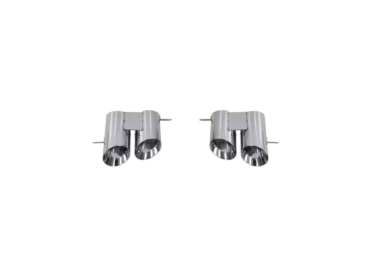 2018–2023 Ford Mustang S550 Custom Carbon Fiber Exhaust Tips - Exotics Carbon Design