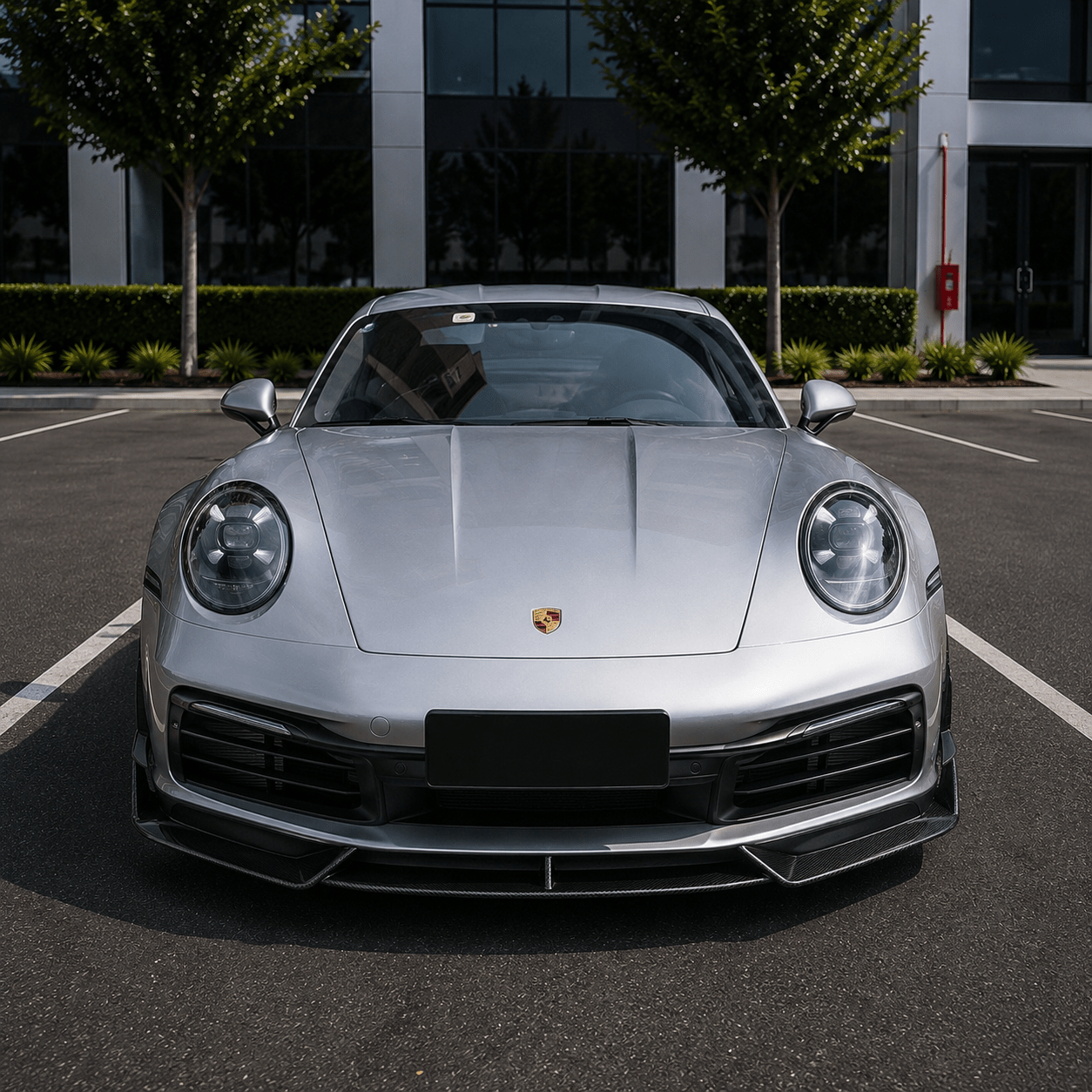 2019–2023 Porsche 911 (992) Carbon Fiber Front Lip - Exotics Carbon Design